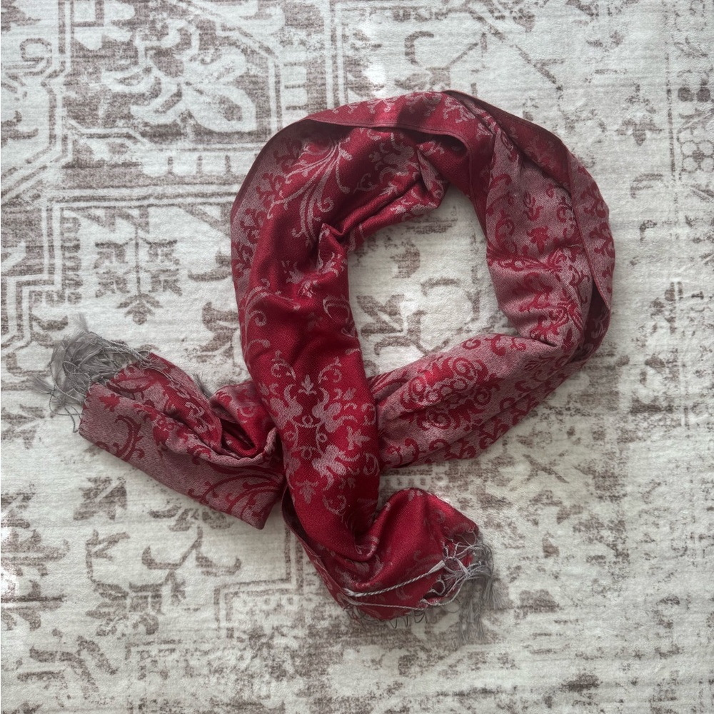 Red Pashmina Scarf